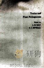 TOXINS AND PLANT PATHOGENESIS PDF电子版封面 J.M.DALY