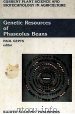 GENETIC RESOURCES OF PHASEOLUS BEANS PDF电子版封面