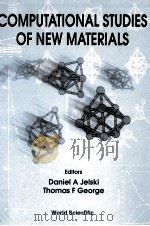 COMPUTATIONAL STUDIES OF NEW MATERIALS（ PDF版）
