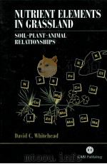 NUTRIENT ELEMENTS IN GRASSLAND（ PDF版）