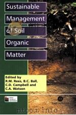 SUSTAINABLE MANAGEMENT OF SOIL ORGANIC MATTER（ PDF版）