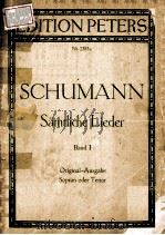 SCHUMANN SAMTLICHE LIEDER BAND 1 PDF电子版封面