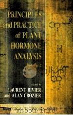 PRINCIPLES AND PRACTICE OF PLANT HORMONE ANALYSIS VOLUME 2 PDF电子版封面 0121983765
