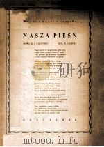 NASZA PIESN PDF电子版封面