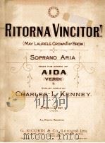 RITORNA VINCITOR! PDF电子版封面 CHARLES L.KENNEY.