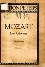 W.A.Mozart Don Giovanni PDF电子版封面