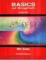 BASICS OF ENGLISH INSTRUCTOR'S EDITION 1993 PDF电子版封面 0538705604