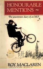 HONOURABLE MENTIONS 1934 PDF电子版封面 0888791364
