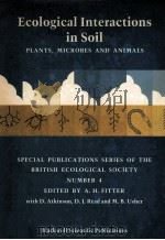 ECOLOGICAL INTERACTIONS IN SOIL NUMBER 4（1985 PDF版）