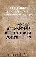 Symposia of The Society For Experimental Biology Number XV Mechanisms in Biological Competition（1961 PDF版）