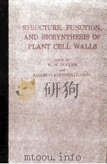STRUCTURE FUNCTION AND BIOSYNTHESIS OF PLANT CELL WALLS（ PDF版）