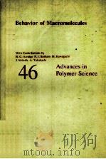 ADVANCES IN POLYMER SCIENCE 46（1982 PDF版）