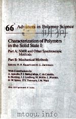 ADVANCES IN POLYMER SCIENCE 66（1985 PDF版）