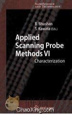 APPLIED SCANNING PROBE METHODS VI CHARACTERIZATION PDF电子版封面