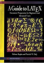 A GUIDE TO LATEX DOCUMENT PREPARATION FOR BEGINNERS AND ADVANCED USERS（1993 PDF版）