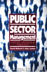 PUBLIC SECTOR MANAGEMENT 1994 PDF电子版封面 9780803977136