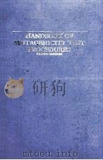HANDBOOK OF MUTAGENICITY TEST PROCEDURES SECOND EDITION（1984 PDF版）