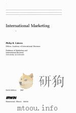 INTERNATIONAL MARKETING SIXTH EDITION 1987 PDF电子版封面