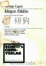 GYORGY LIGETI IDEGEN FOLDON 11 PDF电子版封面