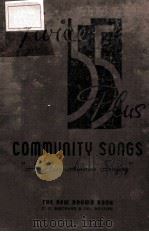 TWICE 55 PLUS COMMUNITY SONGS THE NEW BROWN BOOK PDF电子版封面
