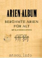 BERUHMTE ARIEN FUR ALT PDF电子版封面