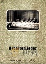 ARBEITERLIEDER PDF电子版封面