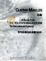 THE YOUTH'S MAGIC HORN FOR LOW VOICE AND PIANO PDF电子版封面