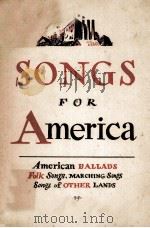 SONGS FOR AMERICA 1939 PDF电子版封面