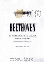 BEETHOVEN 30 AUSGEWAHLTE LIEDER 30 SELECTED SONGS（ PDF版）