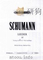 ROBERT SCHUMANN LIEDER III（ PDF版）