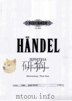 JEPHTHA ORATORIUM IN DREI AKTEN HWV 70（ PDF版）