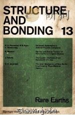 STRUCTURE AND BONDING 13 RARE EARTHS（1973 PDF版）