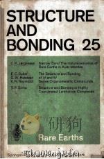 STRUCTURE AND BONDING 25 RARE EARTHS（1976 PDF版）