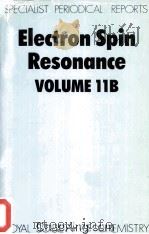 ELECTRON SPIN RESONANCE VOLUME 11B（1989 PDF版）