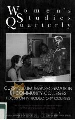 WOMEN'S STUDIES QUARERLY 1996 PDF电子版封面 9781558611610