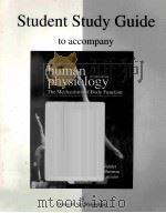 STUDENT STUDY GUIDE TO ACCOMPANY VANDER/SHERMAN/LUCIANO HUMAN PHYSIOLOGY SEVENTH EDITION 1998 PDF电子版封面 9780070921566