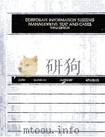 CORPORATE INFORMATION SYSTEMS MANAGEMENT THIRD EDITION 1992 PDF电子版封面 0256087059