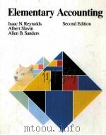 ELEMENTARY ACCOUNTING SECOND EDITION 1981 PDF电子版封面 0030581443