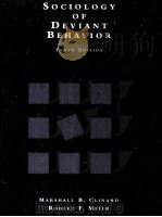 SOCIOLOGY OF DEVIANT BEHAVIOR TENTH EDITION PDF电子版封面 0155041304