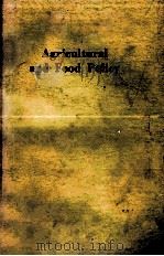 AGRICULTURAL AND FOOD POLICY（1983 PDF版）