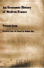 AN ECONOMIC HISTORY OF MODERN FRANCE（1979 PDF版）