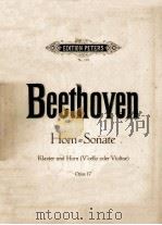 BEETHOVEN HORN=SONATE（ PDF版）