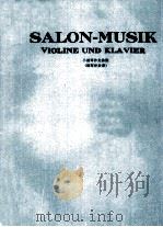 SALON-MUSIK VIOLINE UND KLAVIER（ PDF版）