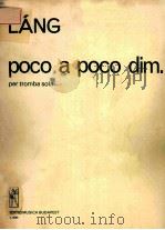 POCO A POCO DIM.PER TROMBA SOLA（ PDF版）