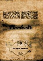 BURLESKE PDF电子版封面