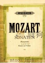 SONATEN PDF电子版封面 W.A.MOZART