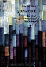 HEINRICH FUNK SONATINE FUR OBOE (ODER EIN ANDERES BLASINSTRUMENT) UND KLAVIER OP.116 PDF电子版封面