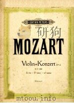 VIOLIN-KONZERT PDF电子版封面