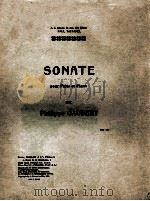 SONATE POUR FITE ET PIANO PAR PHILIPPE GAUBERT（ PDF版）