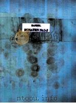 HANDEL SONATEN NR.1-3 PDF电子版封面